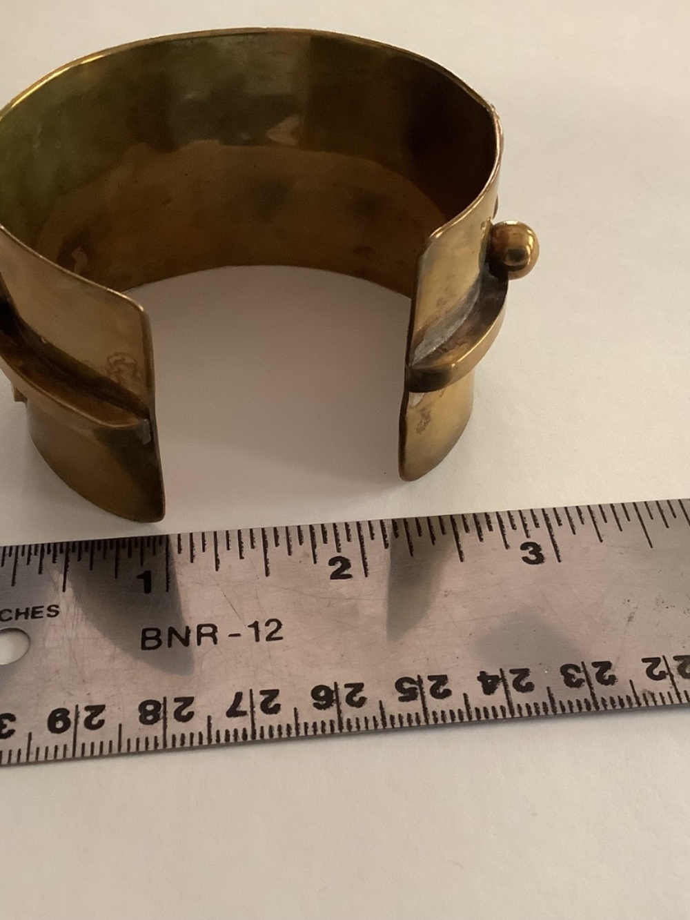 EXCEPTIONAL VINTAGE SCANDINAVIAN BRUTALIST CUFF - Picture 7 of 15